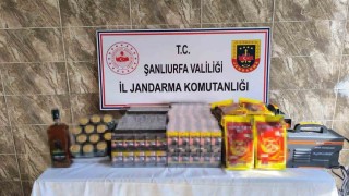 Haliliye ve Viranşehirde kaçak alkol ve sigara ele geçirildi
