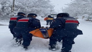 Hasta vatandaşa jandarma ulaştı