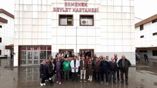 Hastalardan Ermenek Devlet Hastanesine mektuplu teşekkür