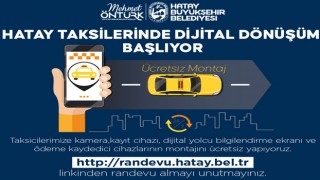 Hatay’da Akıllı Taksi Dönemi Başlıyor