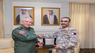 Hava Kuvvetleri Komutanı Hava Orgeneral Kadıoğludan Katara ziyaret