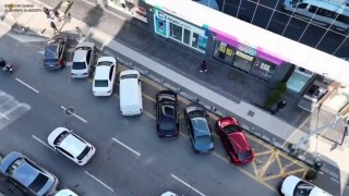 Havadan ceza yağdı: 104 araca 103 bin lira ceza kesildi