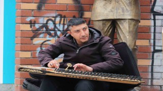 Havaların soğuması sokak sanatına engel olamadı