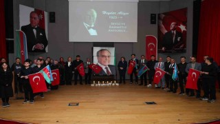 Heydar Aliyev vefatının 22. yılında Aliağada anıldı