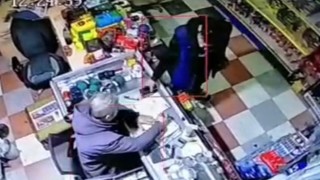Hırsız önce kameraya sonra polise yakalandı