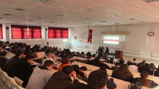 Hisarcık MYOda Kadına Yönelik Şiddetle Mücadele konulu eğitim