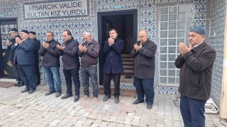 Hisarcıkta umre kafilesi dualarla uğurlandı