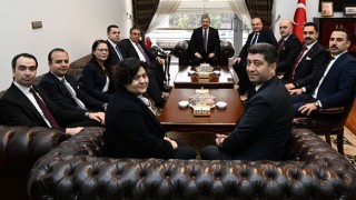 HSK Üyeleri Osmaniye Valisi Dr. Erdinç Yılmaz’ı Ziyaret Etti