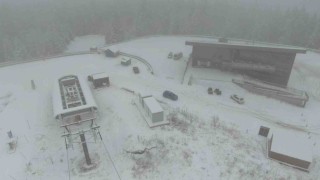 Ilgaz Dağında kar kalınlığı 20 santimetreye ulaştı
