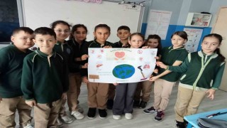 İlkokul öğrencilerinden sağlıklı yaşam mesajı