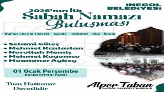 İnegölde 2026ya manevi başlangıç: İlk sabah namazı kasım Efendi Camisinde