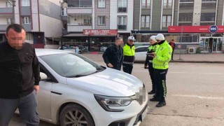 İnegölde korsan taksi operasyonu