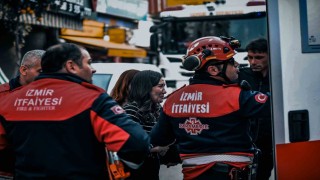 İş hanını alevler sardı, itfaiye 12 kişiyi kurtardı