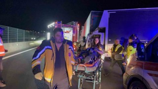 İstanbul TEM Otoyolunda sıkışmalı zincirleme kaza: 4 yaralı