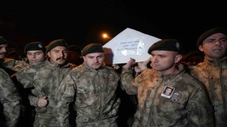 İstanbulda şehit düşen polis memurunun naaşı Samsuna getirildi