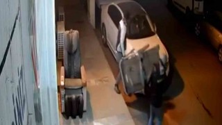 İşyeri önündeki koşu bandı çalındı