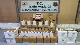 İzmirde sahte içki operasyonu: 2 bin 850 litre etil alkol ele geçirildi