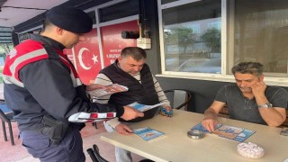 Jandarma dolandırıcılığa karşı sahada: Vatandaş tek tek bilgilendirildi