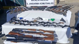 Jandarmadan Silah Operasyonu: 30 tabanca, 27 av tüfeği ele geçirildi