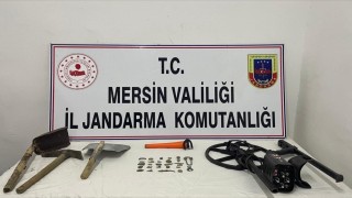 Kaçak kazı yapan 2 şüpheli tarihi eserlerle yakalandı