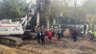 Kadıköyde inşaat şantiyesinde işçi çukura düşerek yaralandı