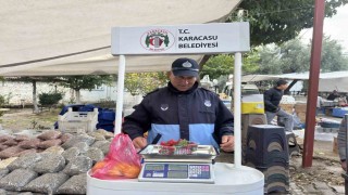 Karacasuda tartı kontrol noktası