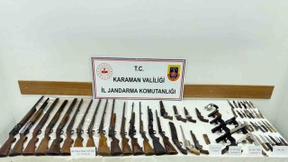 Karamanda jandarmadan silah operasyonu: 1 gözaltı