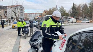 Karamanda motosiklet denetimleri devam ediyor