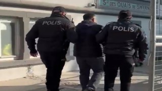 Karşılıksız çek firarisi Konakta yakalandı