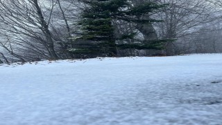 Kartepe beyaza büründü, kartpostallık görüntüler ortaya çıktı