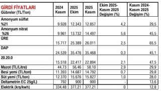 Kasım ayında 24 market ürününde fiyat düşüşü gözlemlendi