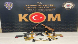 Kastamonuda kaçak silah operasyonu: 1 tutuklama