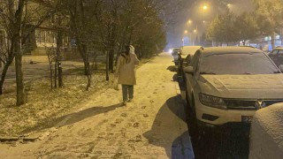 Kastamonuda kar yağışı etkili oluyor
