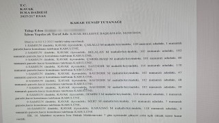 Kavak Belediyesine ait 10 taşınmaza haciz