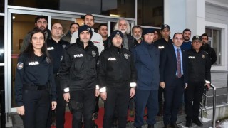 Kaymakam Özdemirden emniyet ve jandarmaya güvenlik ziyareti