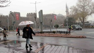 Kayseride kar yağışı etkili oldu