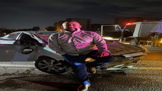 Kazadan yara almadan kurtuldum pozu