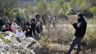 KBÜden kaya mezarları ve arkeolojik alanlara saha gezisi