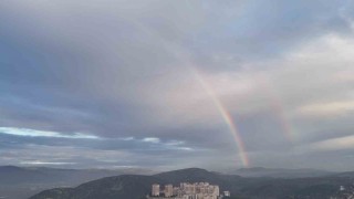 Kestel semalarında gökkuşağı oluştu