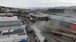 Kırıkkalede aynı OSBde çıkan ikinci yangın kontrol altına alındı