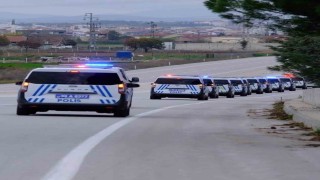 Kırklarelinde Emniyet teşkilatına 64 yeni araç