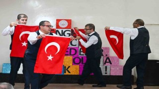 Kırklarelinde özel bireylerin yetenekleri dakikalarca alkışlandı