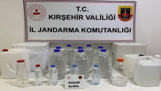 Kırşehirde kaçak alkol operasyonu: 62 litre kaçak alkol ele geçirildi