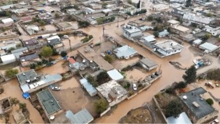 Kızıltepede sağanak sonrası mahalle sular altında kaldı