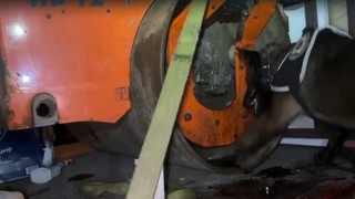 Kocaelide dev operasyon: Asfalt silindirinde 102 kilo metamfetamin bulundu