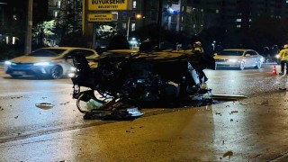 Konyada ağaca çarpan otomobilden fırlayan yolcu kurtarılamadı