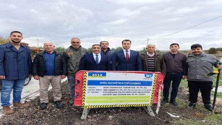 Köprübaşında doğalgaz için ilk kazma vuruldu