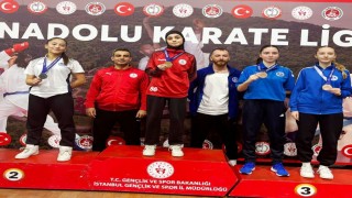 Körfezli karateciler Anadolu Karate Ligi Finallerinden 14 madalyayla döndü
