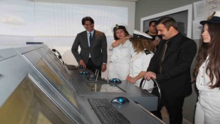 Köyceğiz Kaymakamı Kumcu, gemi simülasyon laboratuvarını inceledi