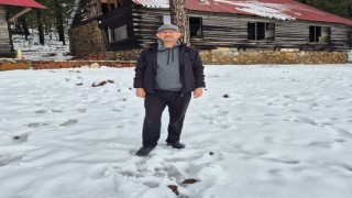 Köyceğiz Sandras Dağına yılın ilk karı yağdı